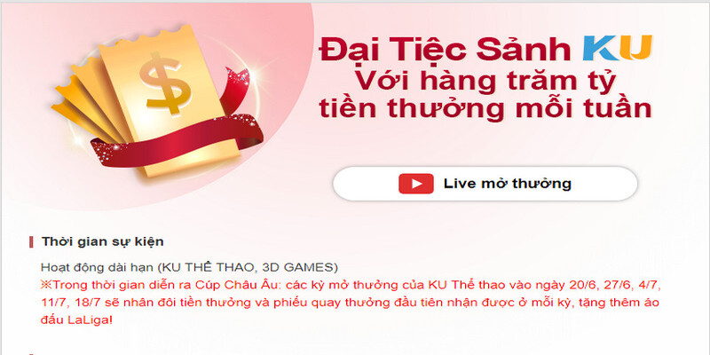 Đại tiệc quà tặng từ nhà cái Kubet lừng danh